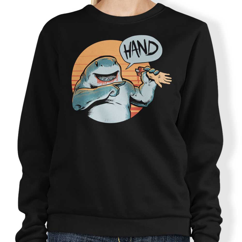 Gleydson Art Hand Crewneck Sweatshirt for Men and Women in Sizes from S to 4XL