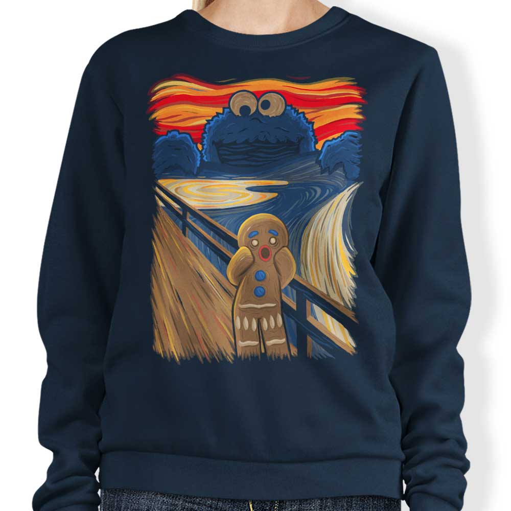 The Cookie Muncher Crewneck Sweatshirt - A Comfortable Cotton/Poly Blend Garment