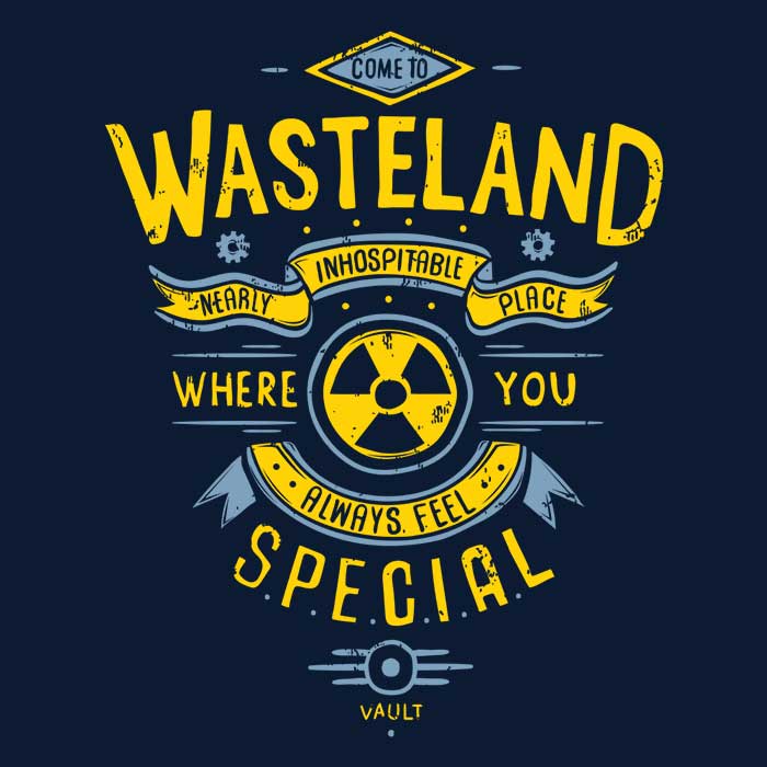 Typhoonic Art's 'Come to Wasteland' Crewneck Sweatshirt in S - 4XL Sizes