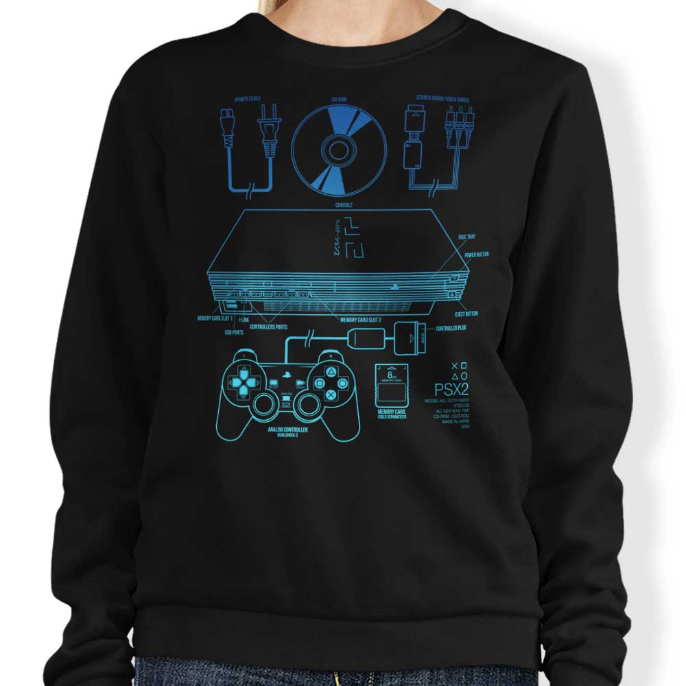 Adam Works PSX2 Crewneck Sweatshirt in S - 4XL Sizes
