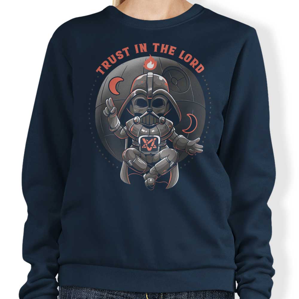 Trust in the Lord Comfortable Crewneck Sweatshirt in S - 4XL