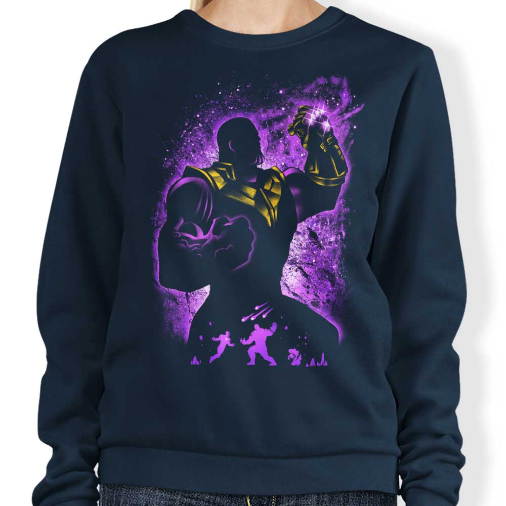 Alemaglia's Comfortable Mad Titan Crewneck Sweatshirt in S - 4XL