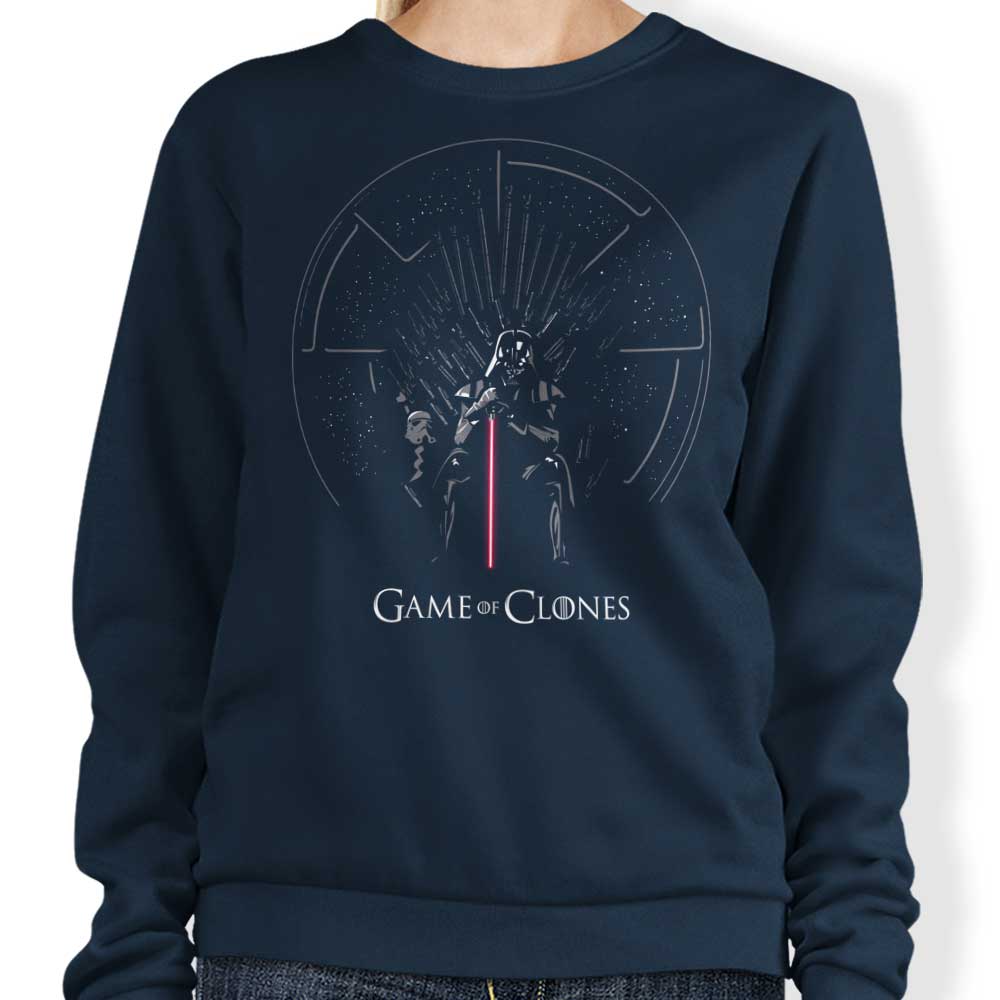 Foureyedesign Game of Clones Crewneck Sweatshirt for All Sizes