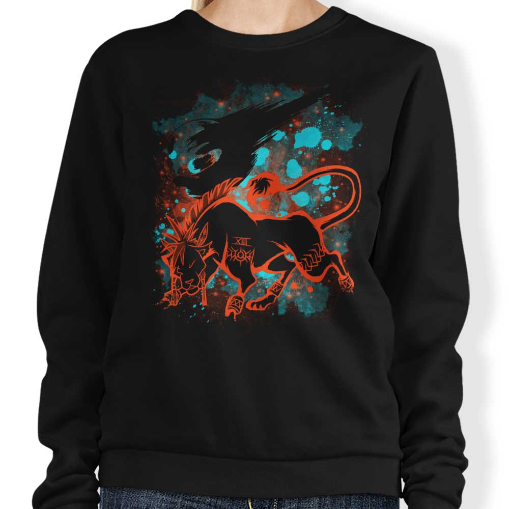 Cosmic Fantasy Crewneck Sweatshirt - A Stylish Apparel by Soulkr