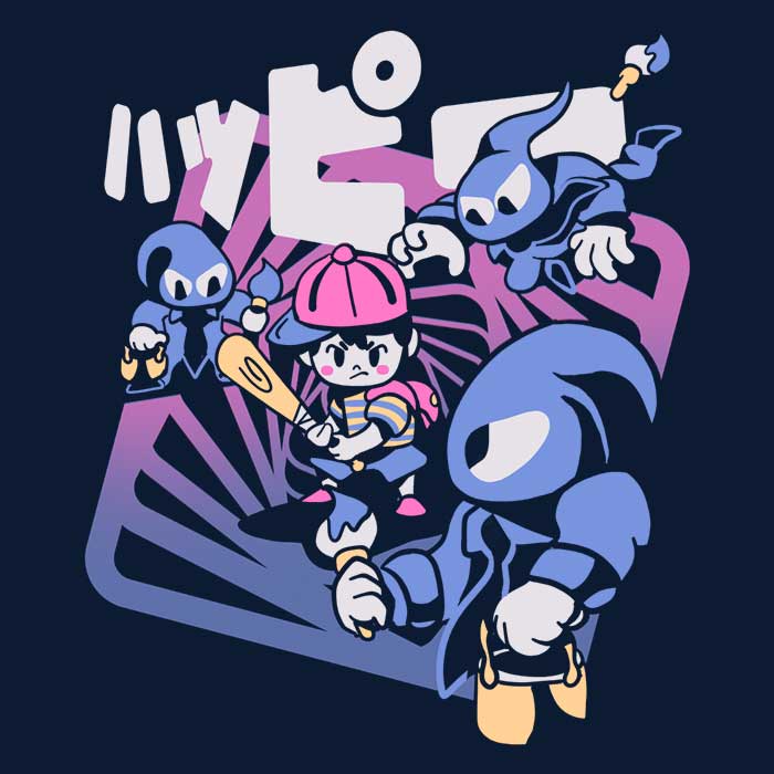 Sketchdemao's Happy Attack Crewneck Sweatshirt - Comfortable and Durable Apparel