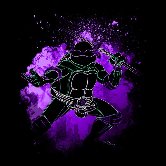 Purple Soul Comfort Crewneck Sweatshirt by Donnie Illustrations