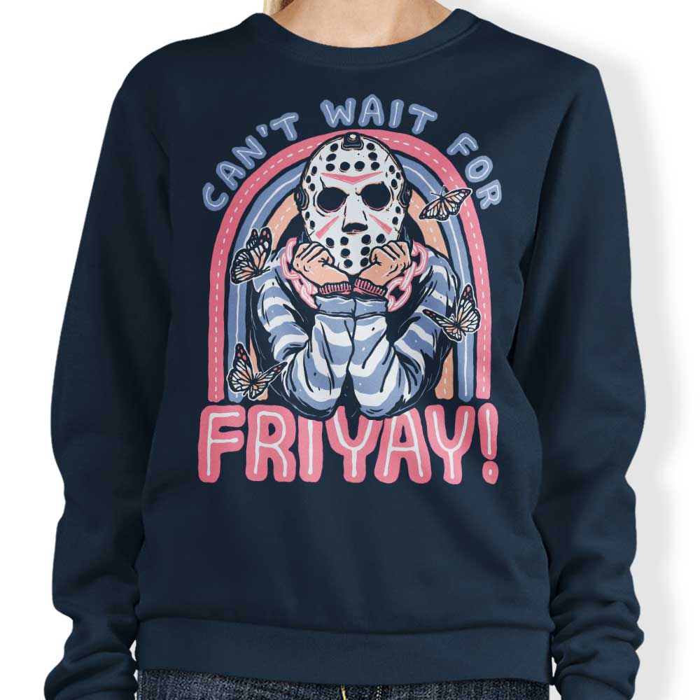 Can't Wait for Friday - Momma Gorilla Crewneck Sweatshirt for All Sizes