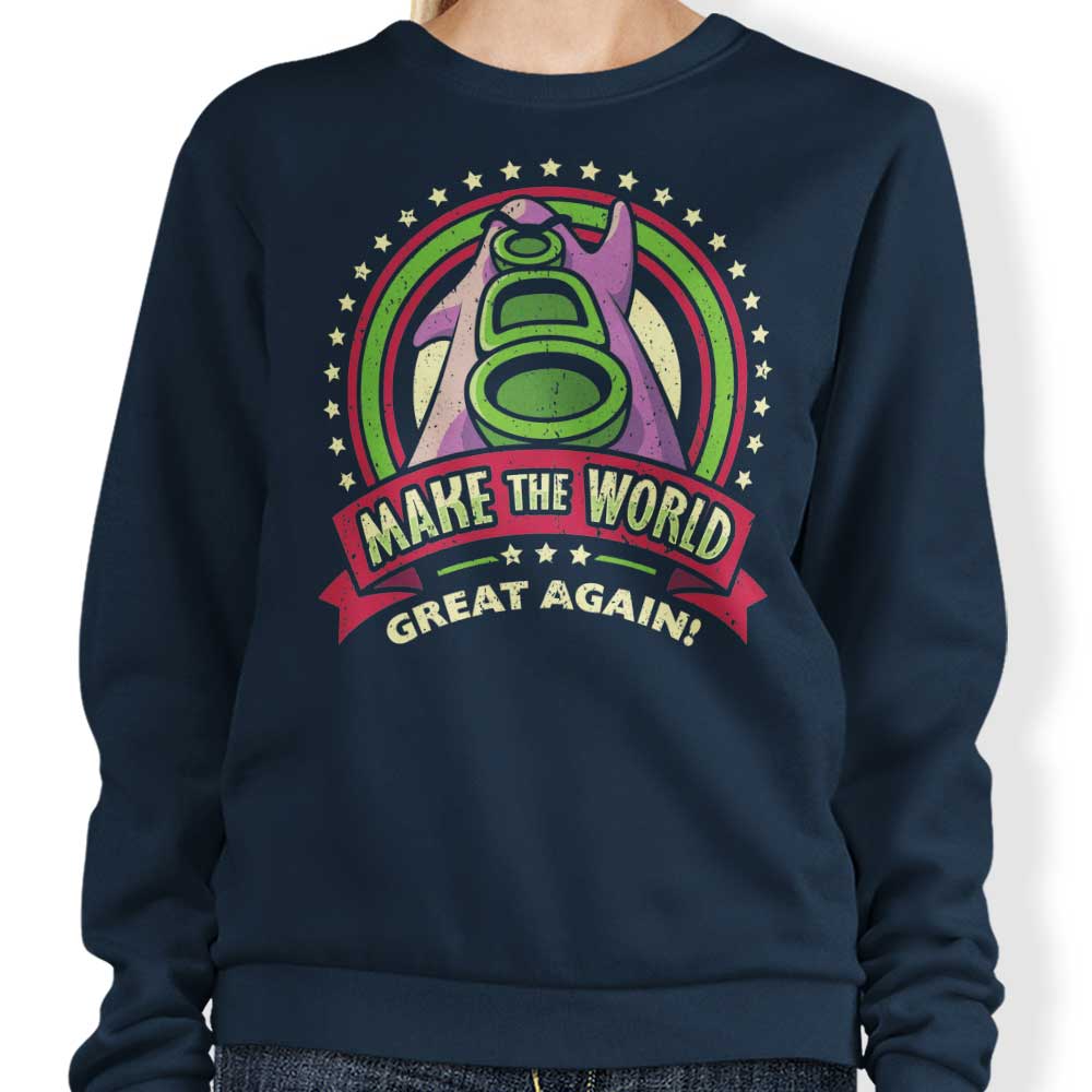 Olipop's Crewneck Sweatshirt for a Great World - S to 4XL