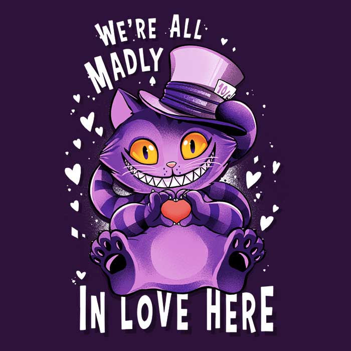 Alemaglia's Madly in Love Crewneck Sweatshirt in S - 4XL Sizes