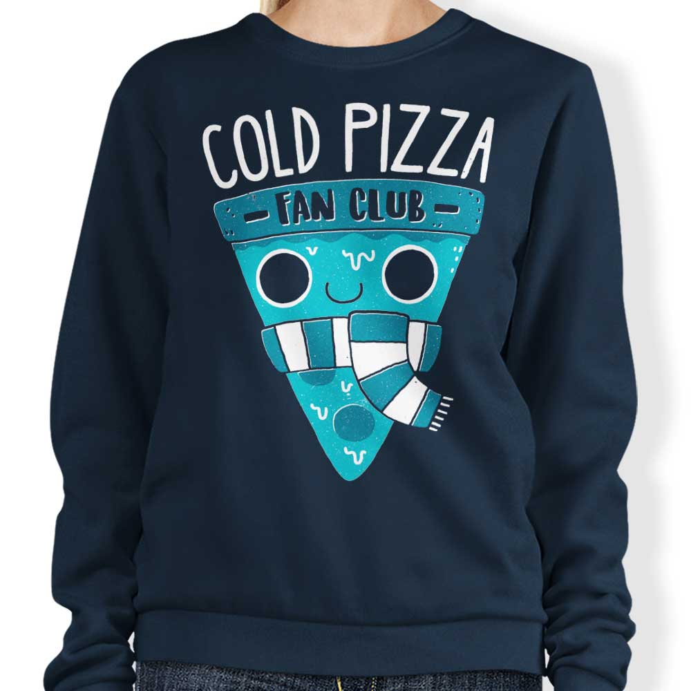 Exclusive Cold Pizza Fan Club Crewneck Sweatshirt for All Sizes