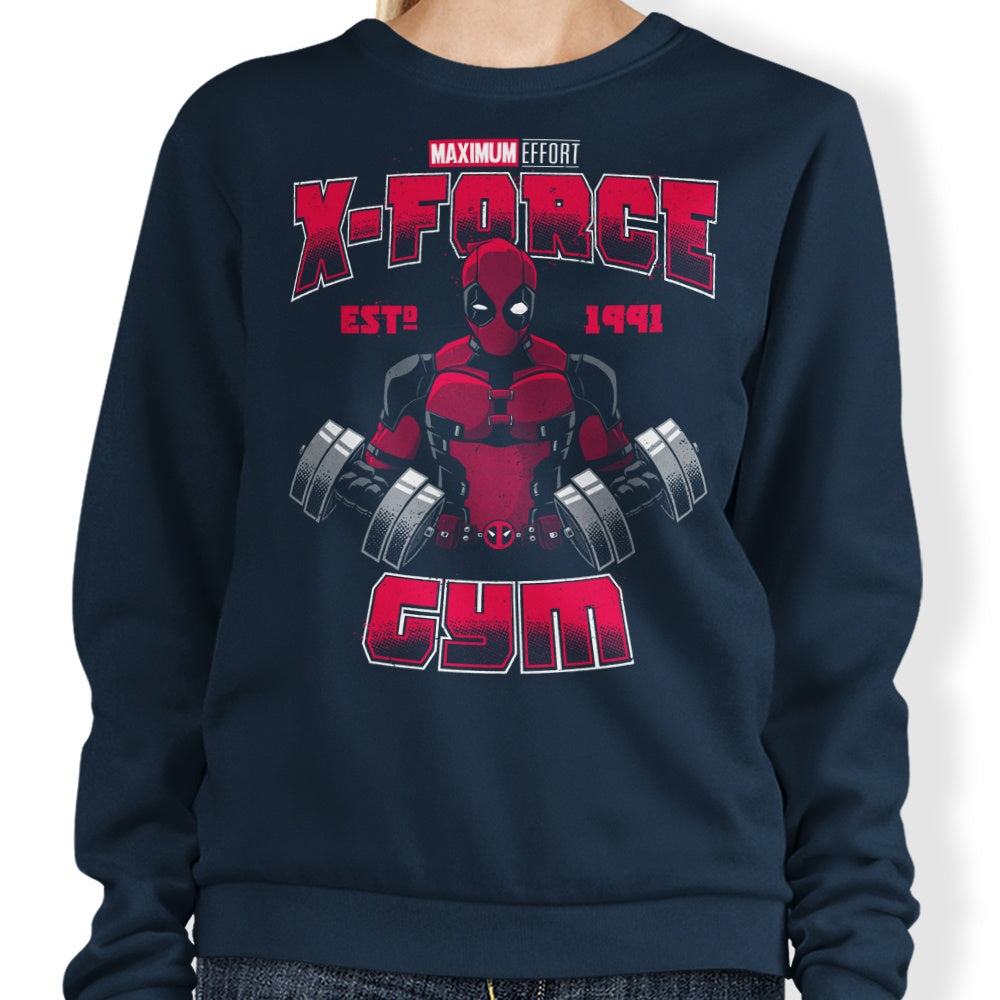 High - Quality X - Force Gym Sweatshirt for Fitness Enthusiasts