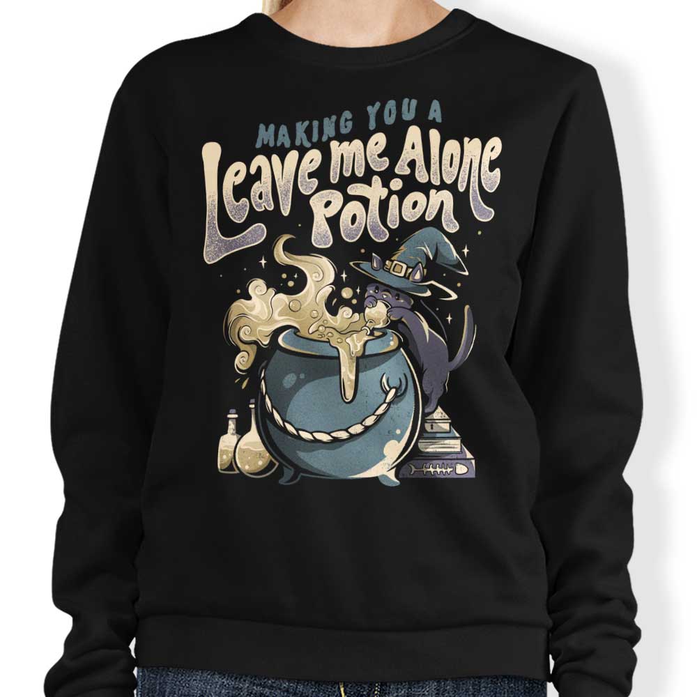 Edu.ely's 'Leave Me Alone' Crewneck Sweatshirt - Comfortable Wear from Size S to 4XL