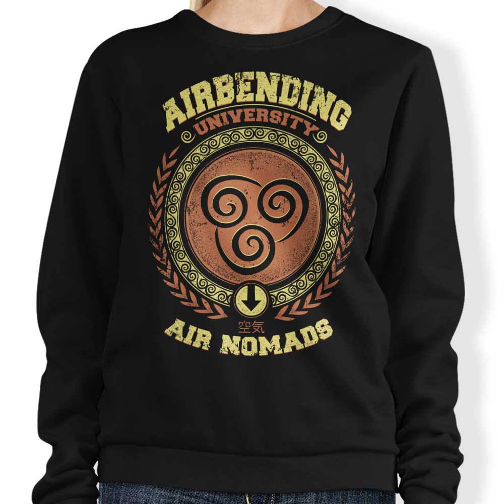 Typhoonic Art's Airbending University Crewneck Sweatshirt for Men and Women