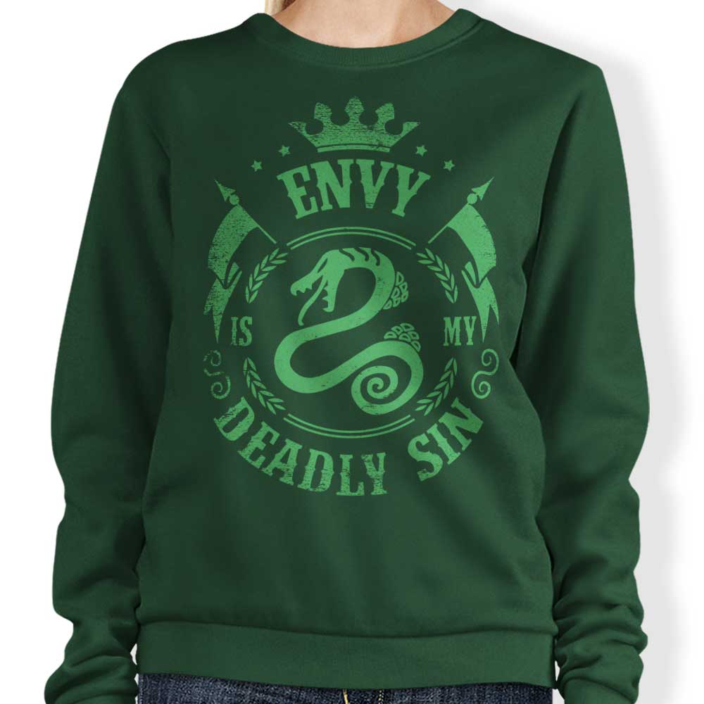Typhoonic Art Envy is My Sin Crewneck Sweatshirt for Comfort and Style