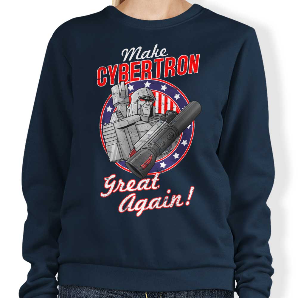 Skullpy's High - Quality 'Make Cybertron Great Again' Crewneck Sweatshirt