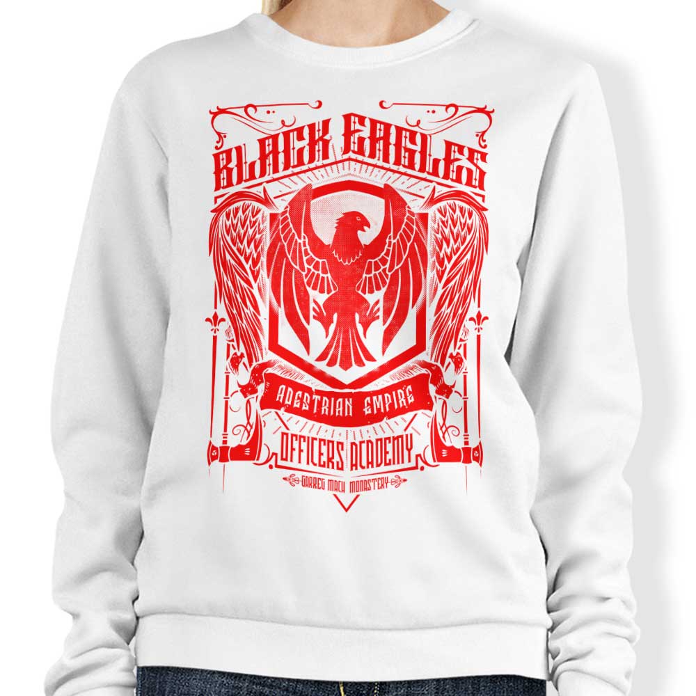 Stylish Black Eagles Officer Crewneck Sweatshirt for Comfortable Wear