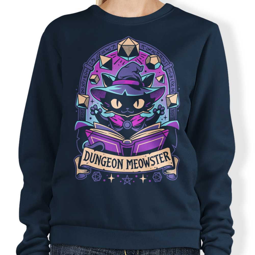 Comfy Feline Dungeon Keeper Sweatshirt for Cat Lovers