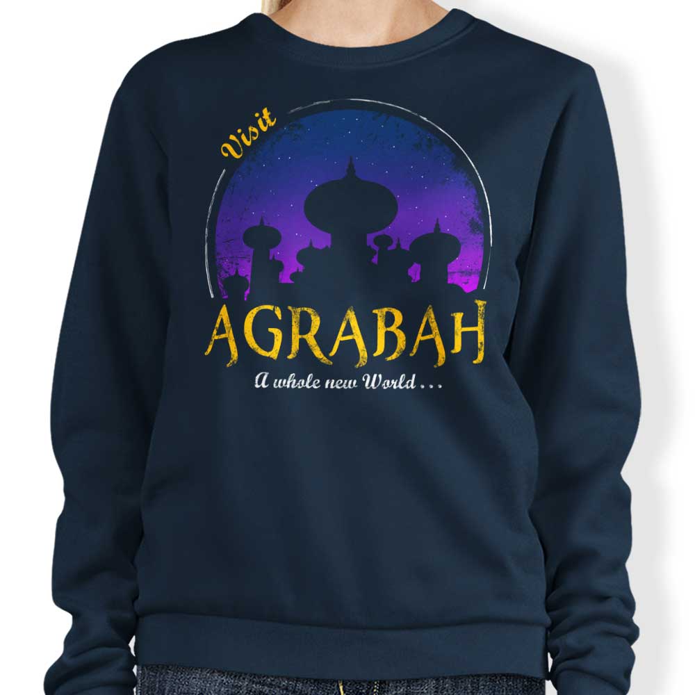 Agrabah Visiting Crewneck Sweatshirt for All Sizes
