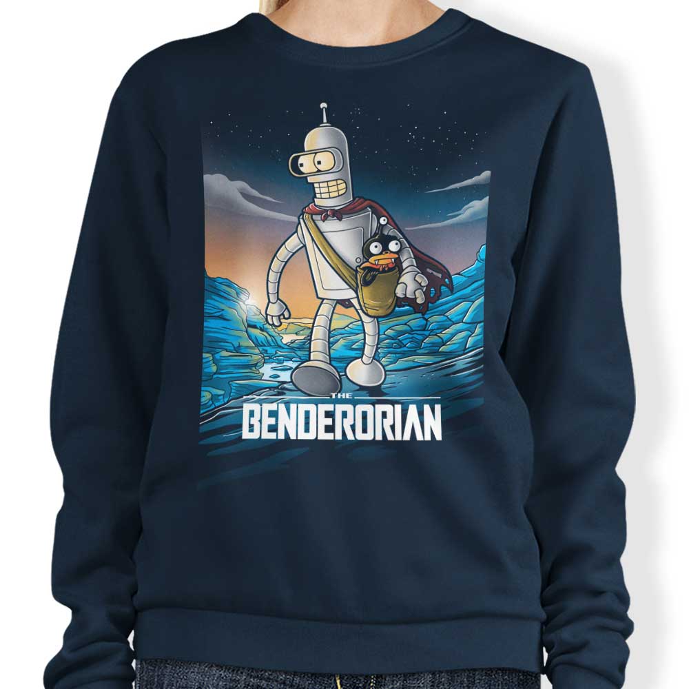Trheewood's Comfortable Benderorian Crewneck Sweatshirt in S - 4XL Sizes