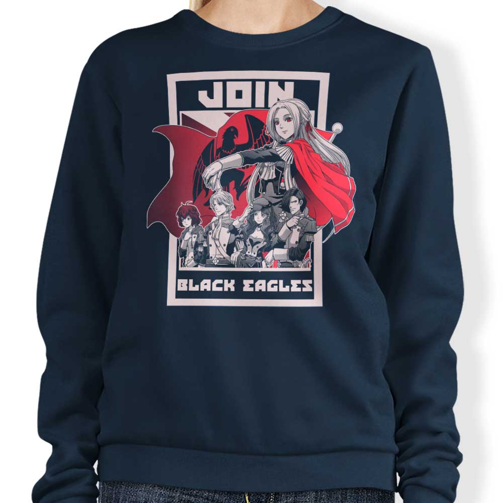 Black Eagles Membership Sweatshirt - Join the Team