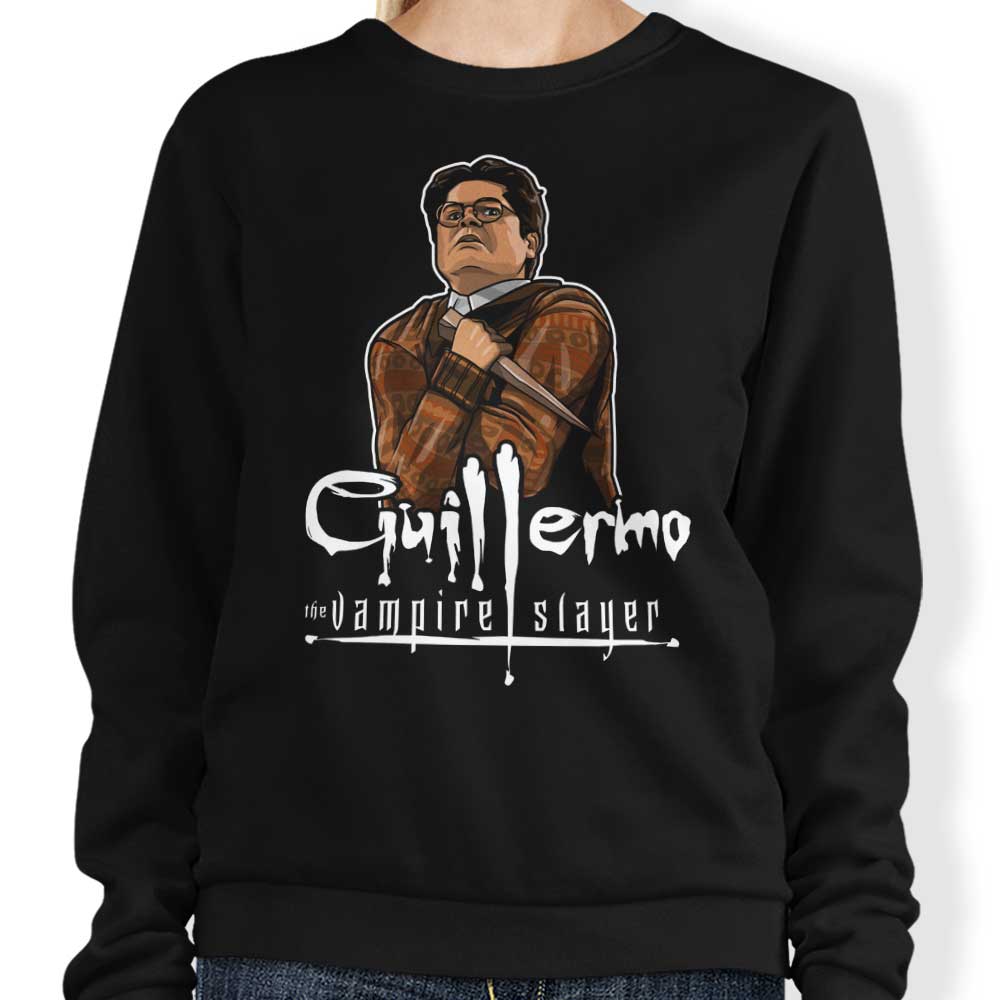 Comfortable 'Guillermo the Slayer' Crewneck Sweatshirt in S - 4XL Sizes