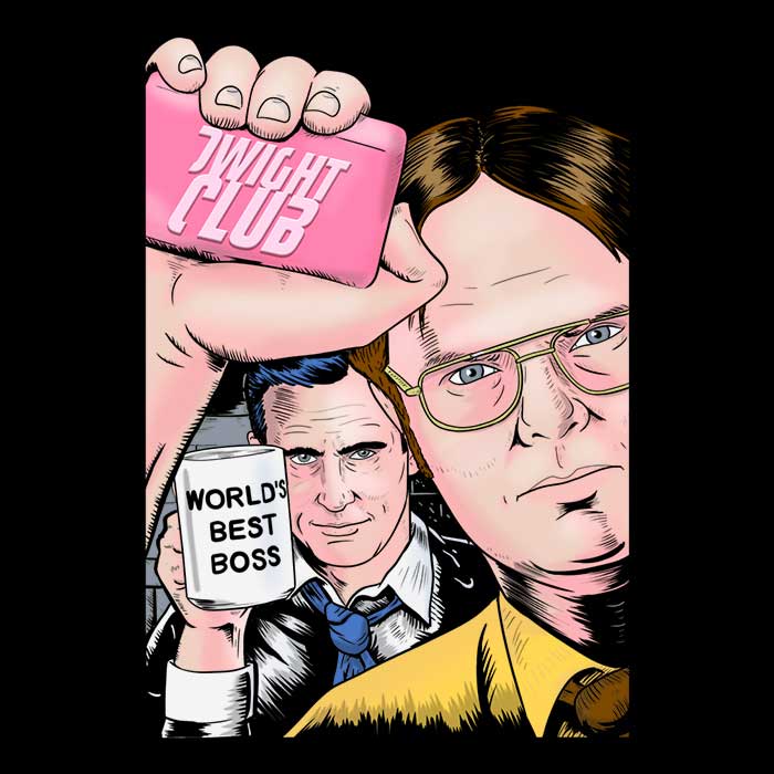 Dwight Club Crewneck Sweatshirt for Men and Women - High - Quality Comfort Wear
