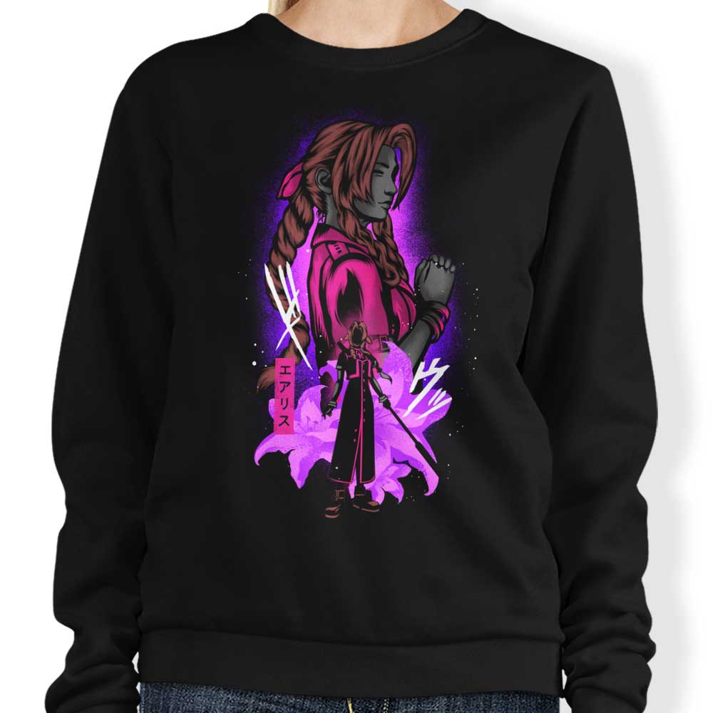 Flower Seller Crewneck Sweatshirt - A Comfortable Apparel by Hypertwenty