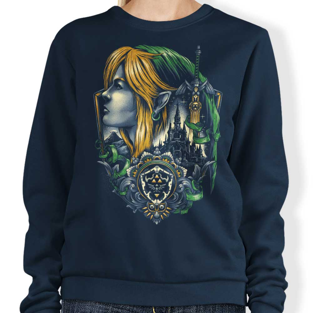 Legendary Emblem Crewneck Sweatshirt by Glitchygorilla