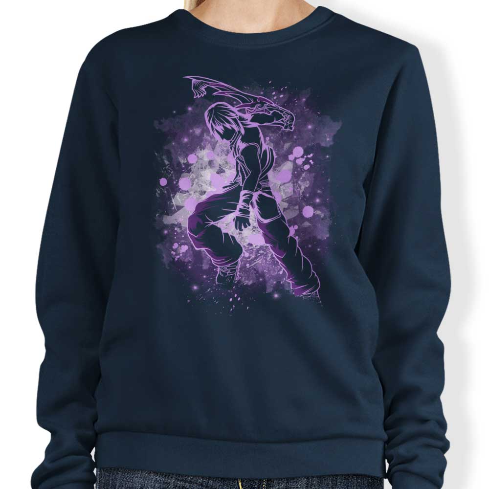 Soulkr's Stylish Inked Key Wielder Crewneck Sweatshirt - S to 4XL Sizes
