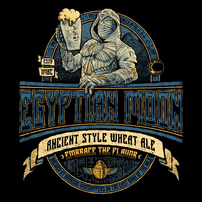 Comfortable Egyptian Moon Ale Crewneck Sweatshirt in S - 4XL Sizes