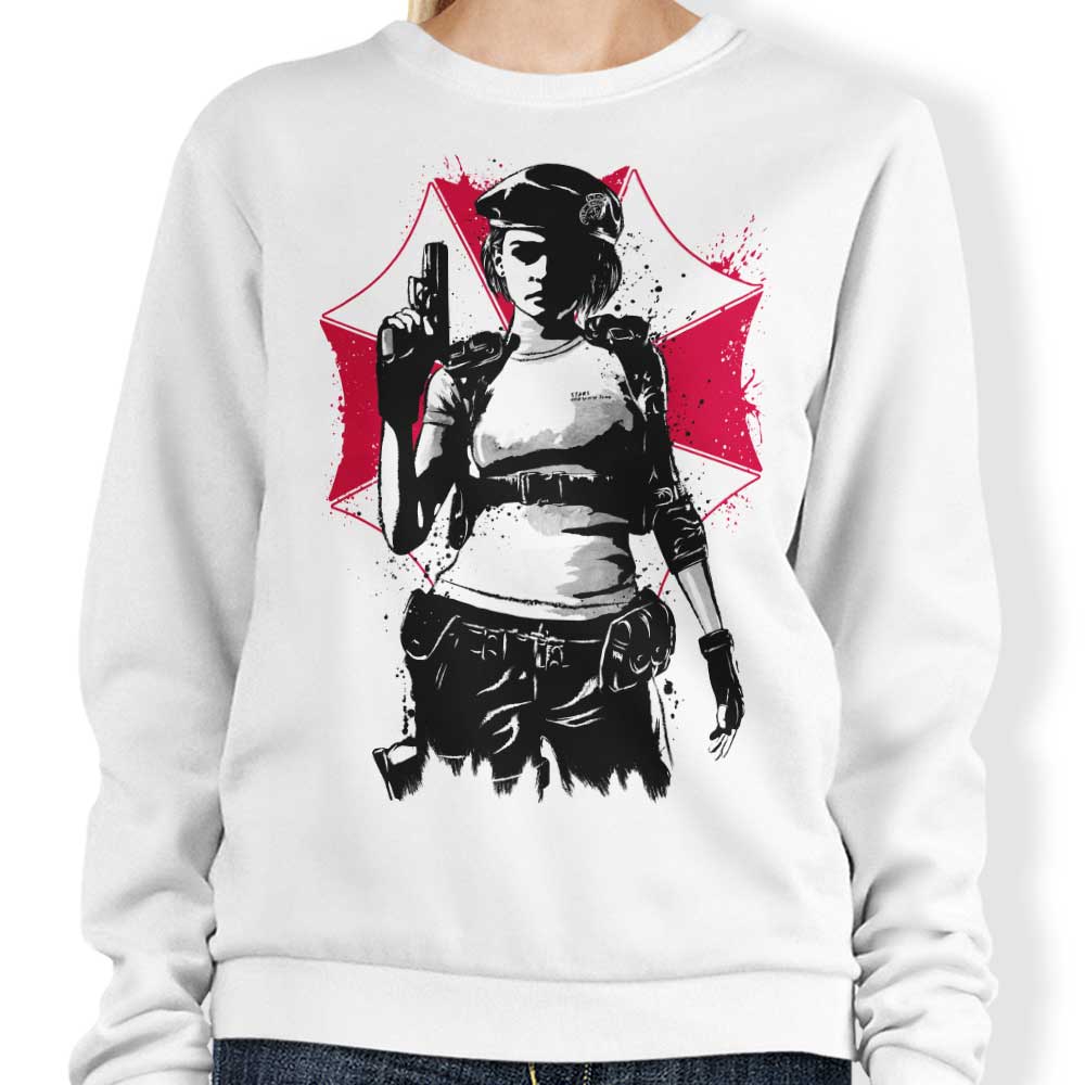 Dr. Monekers' Alpha Team Comfortable Crewneck Sweatshirt in S - 4XL