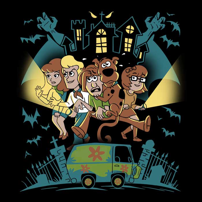 Fitas Artwork Mystery Squad Crewneck Sweatshirt in S - 4XL Sizes