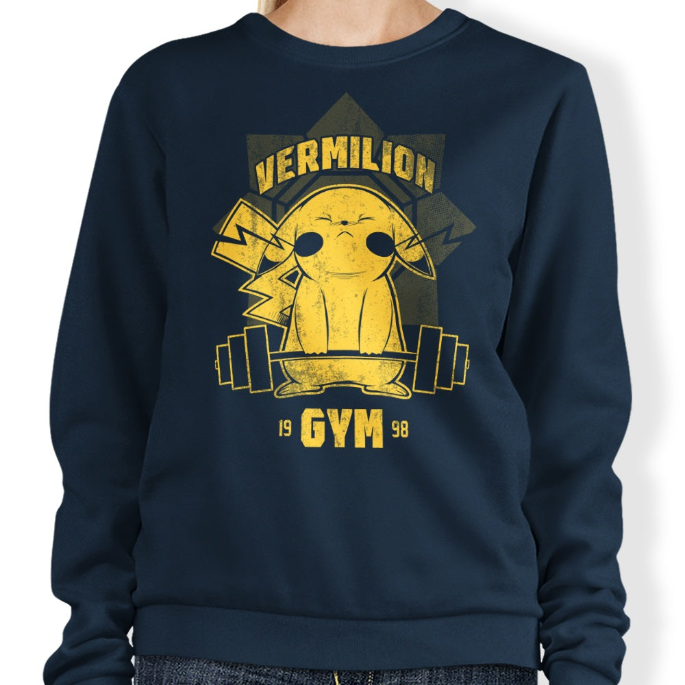 Stylish Vermillion Gym Cotton Sweatshirt by Coinbox Tees