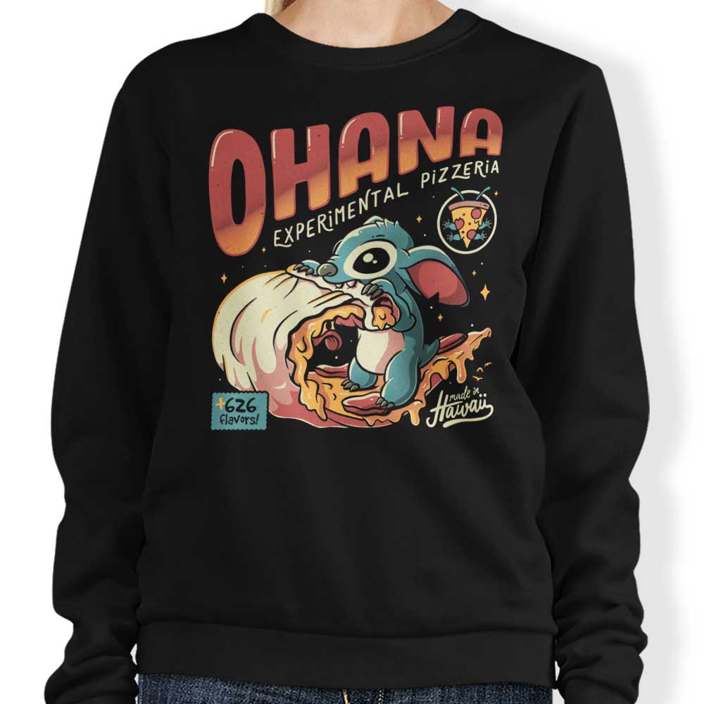 Ohana Pizzeria Branded Crewneck Sweatshirt for Comfortable Wear
