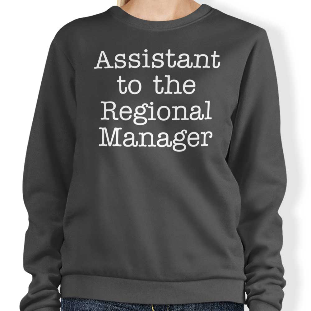 Assistant to the Regional Manager Crewneck Sweatshirt - Comfortable and Durable Apparel