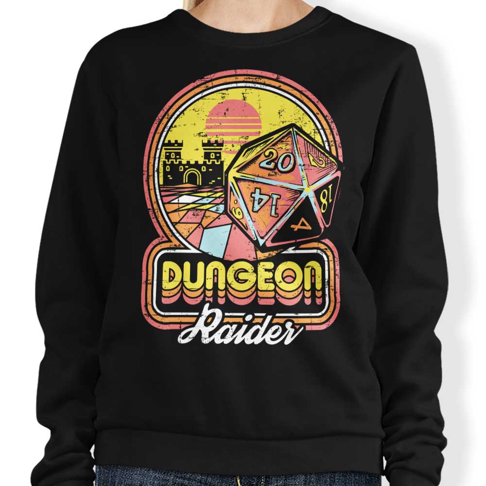 Artlahdesigns Dungeon Raider Crewneck Sweatshirt for All Sizes