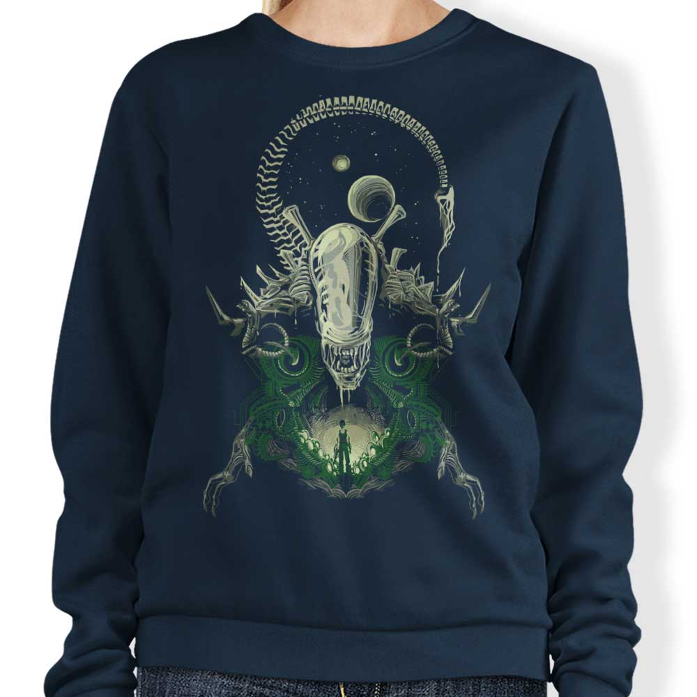 Harantula's Alien Nightmare Crewneck Sweatshirt in S - 4XL Sizes