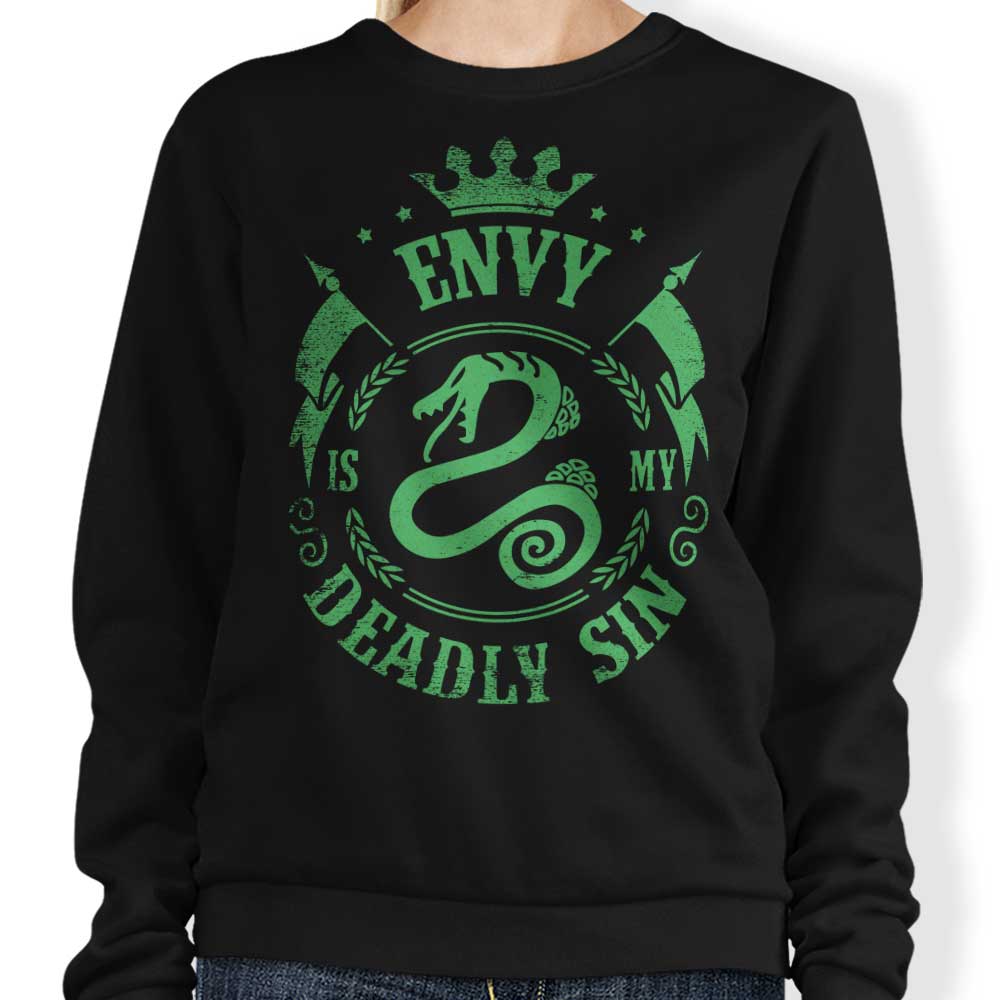 Typhoonic Art Envy is My Sin Crewneck Sweatshirt for Comfort and Style