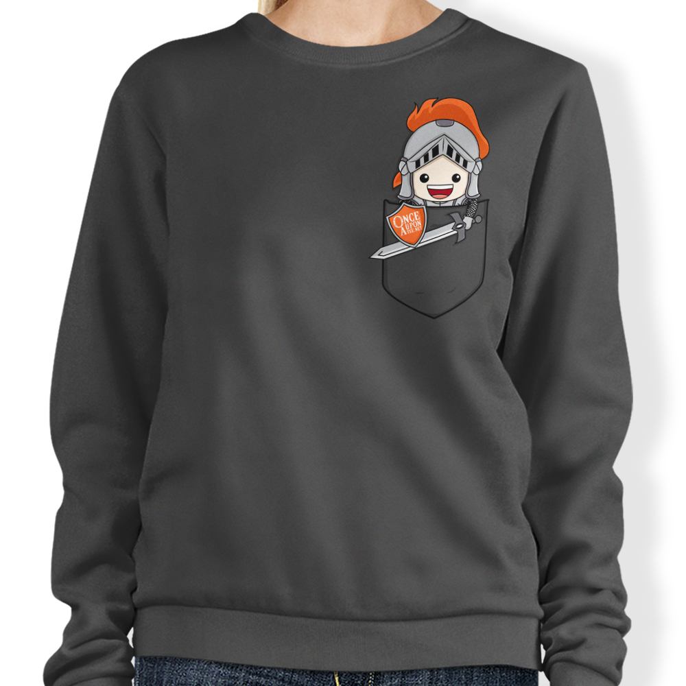 Comfortable Pocket Teerion Crewneck Sweatshirt by Donnie Illustrations
