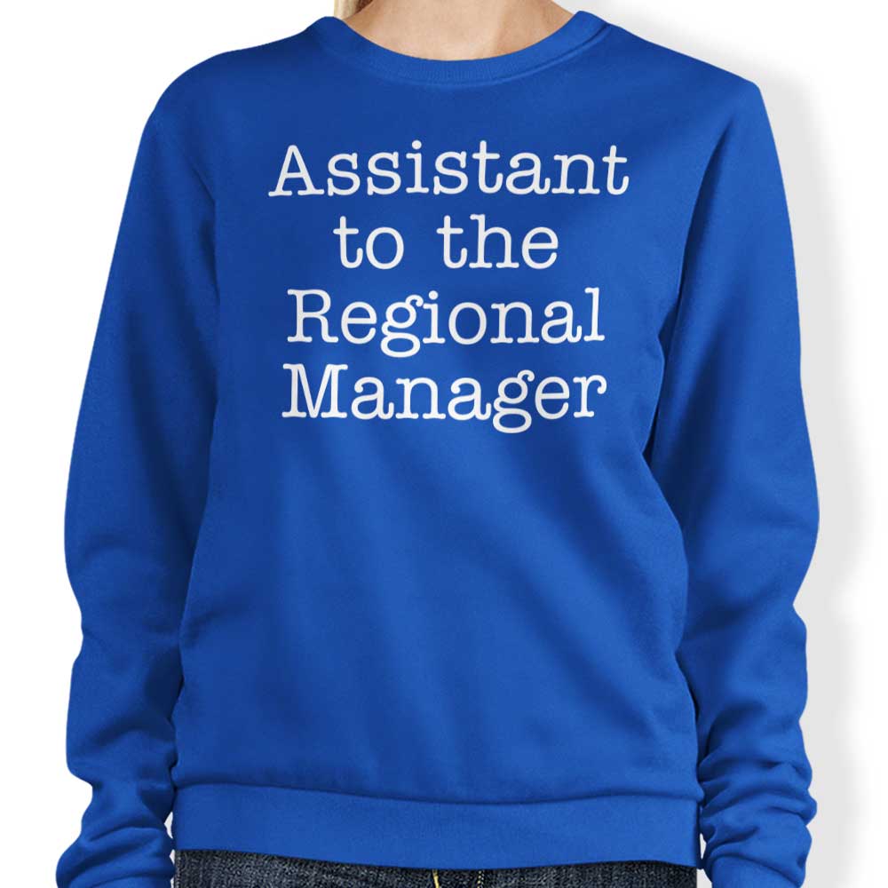 Assistant to the Regional Manager Crewneck Sweatshirt - Comfortable and Durable Apparel