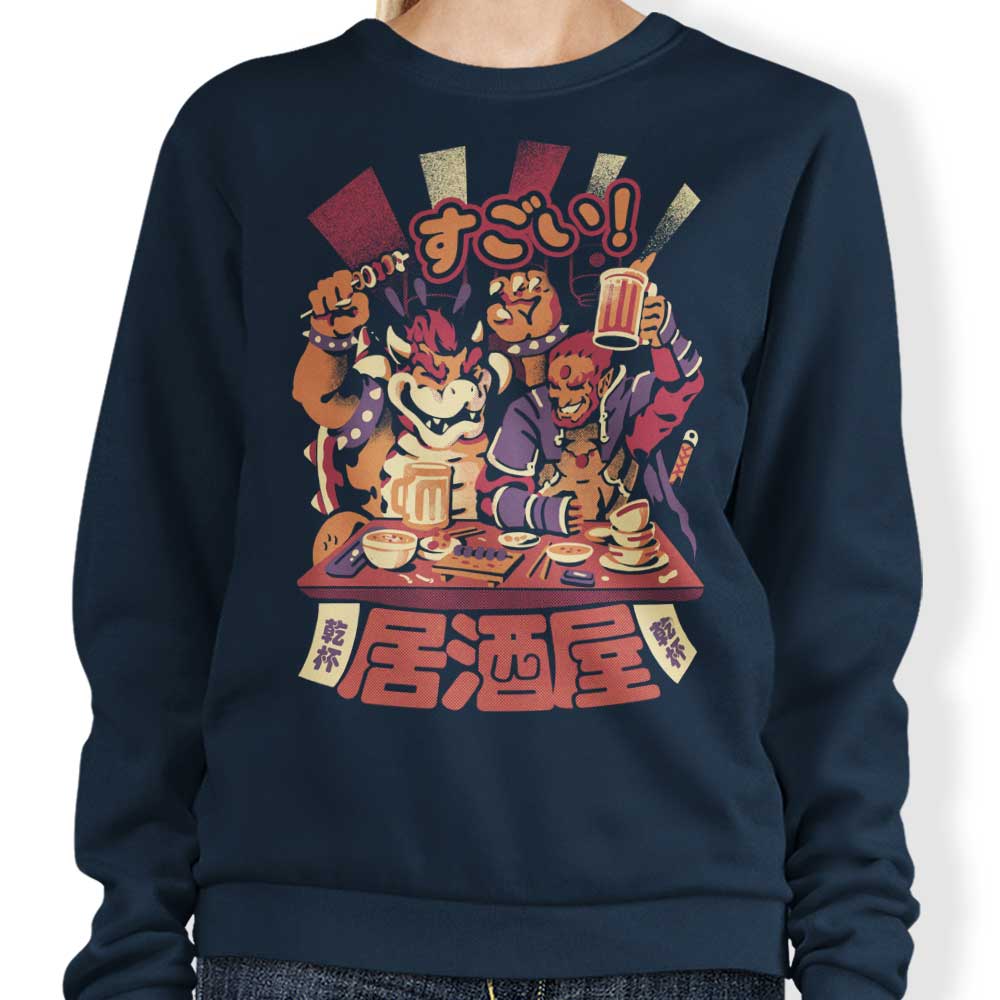 Ilustrata's Villains Izakaya Comfortable Crewneck Sweatshirt