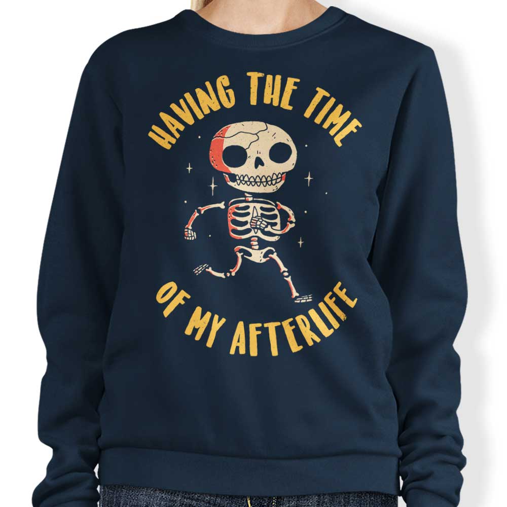 The Time of My Afterlife - Comfortable Crewneck Sweatshirt for All Sizes