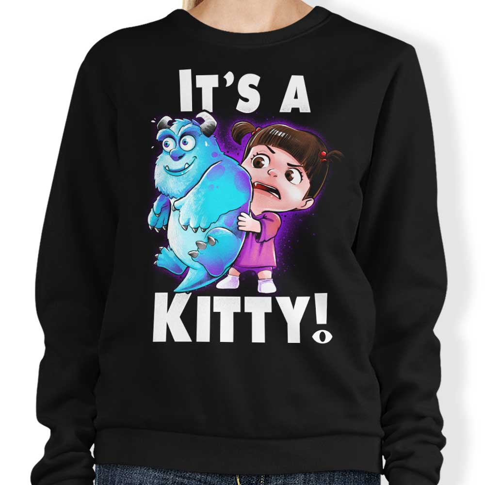 Alemaglia's Adorable Kitty Crewneck Sweatshirt for All Sizes