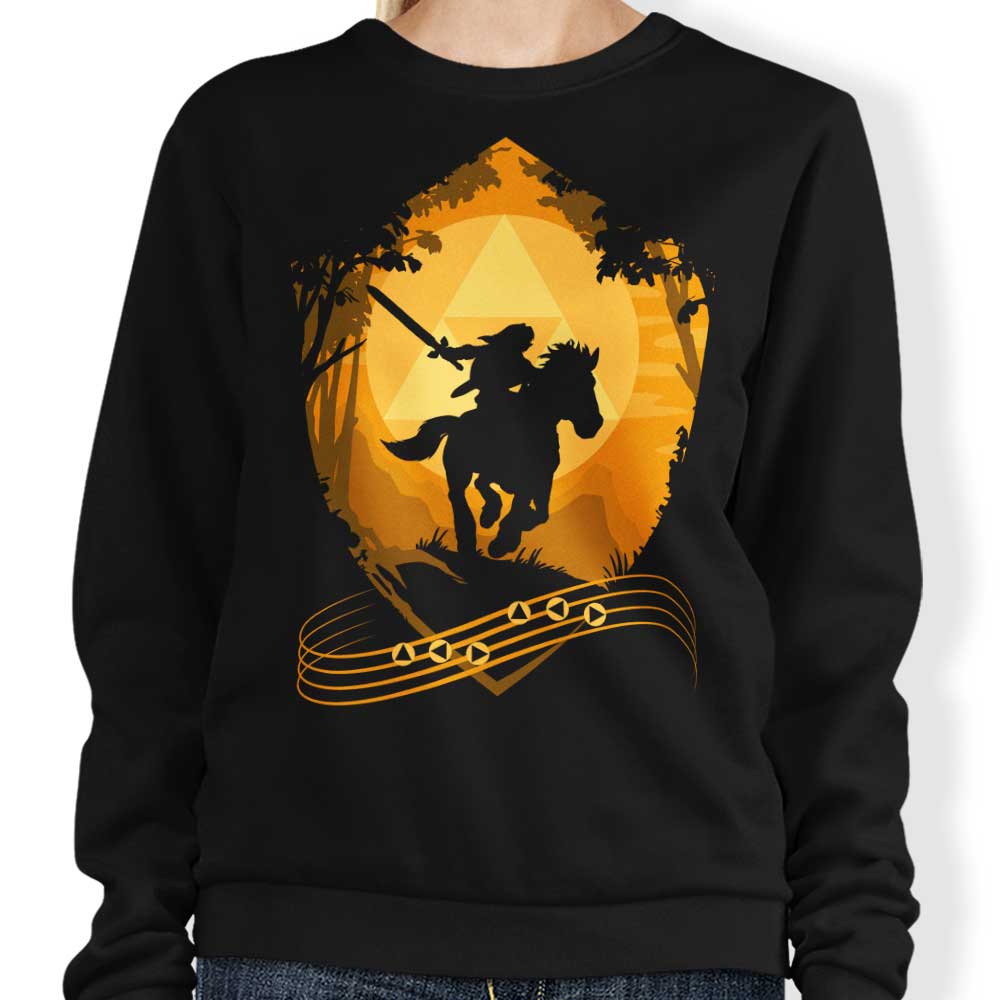 Epona's Song Crewneck Sweatshirt - Comfortable and Durable Apparel
