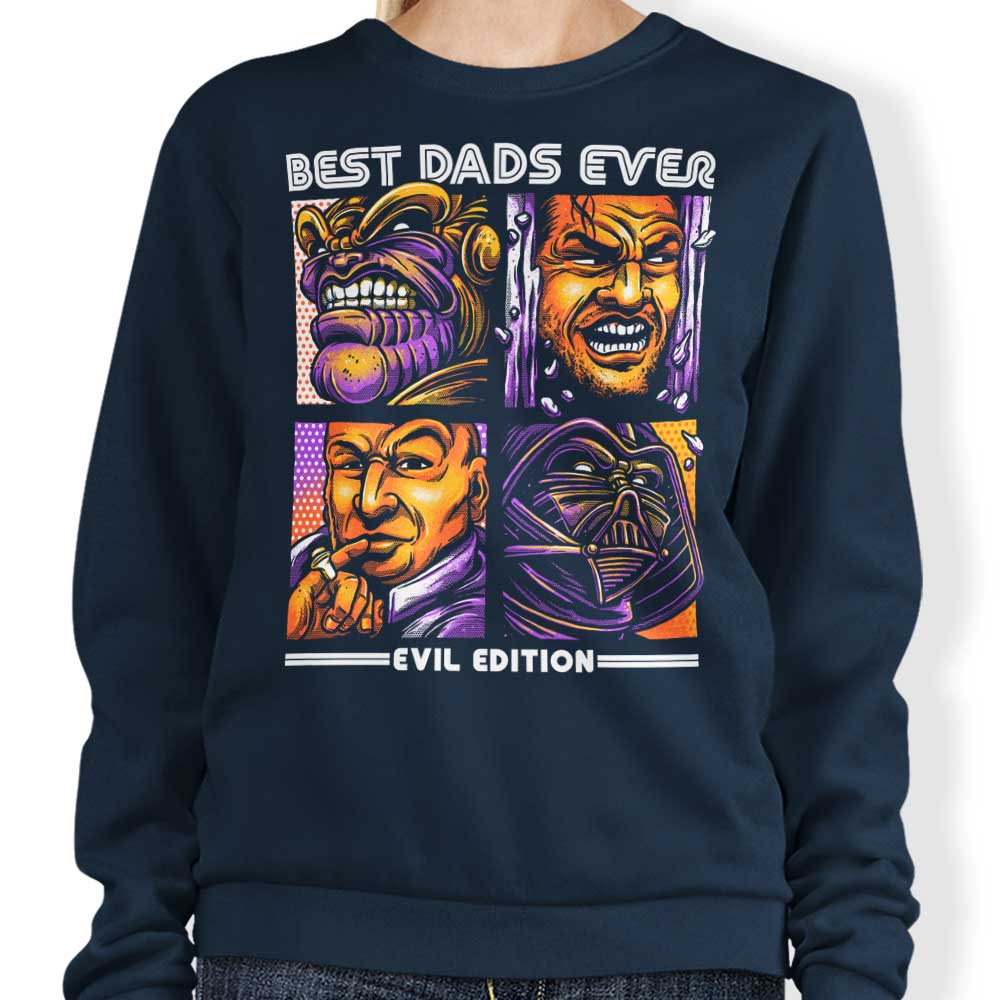 Glitchygorilla's Evil Dad's Edition Crewneck Sweatshirt - A Comfortable and Durable Apparel
