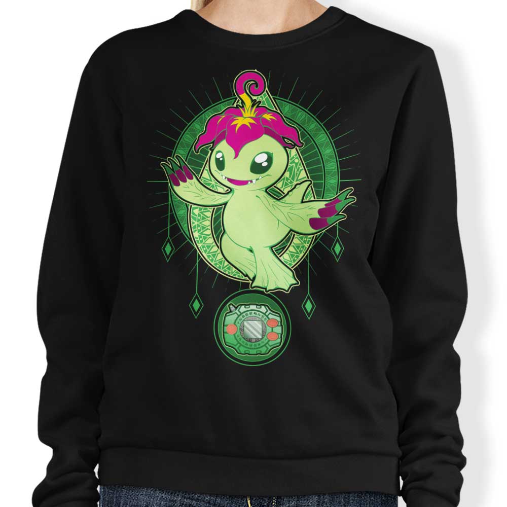 Sincerity Crest - High - Quality Crewneck Sweatshirt by Chocolate Raisin Fury