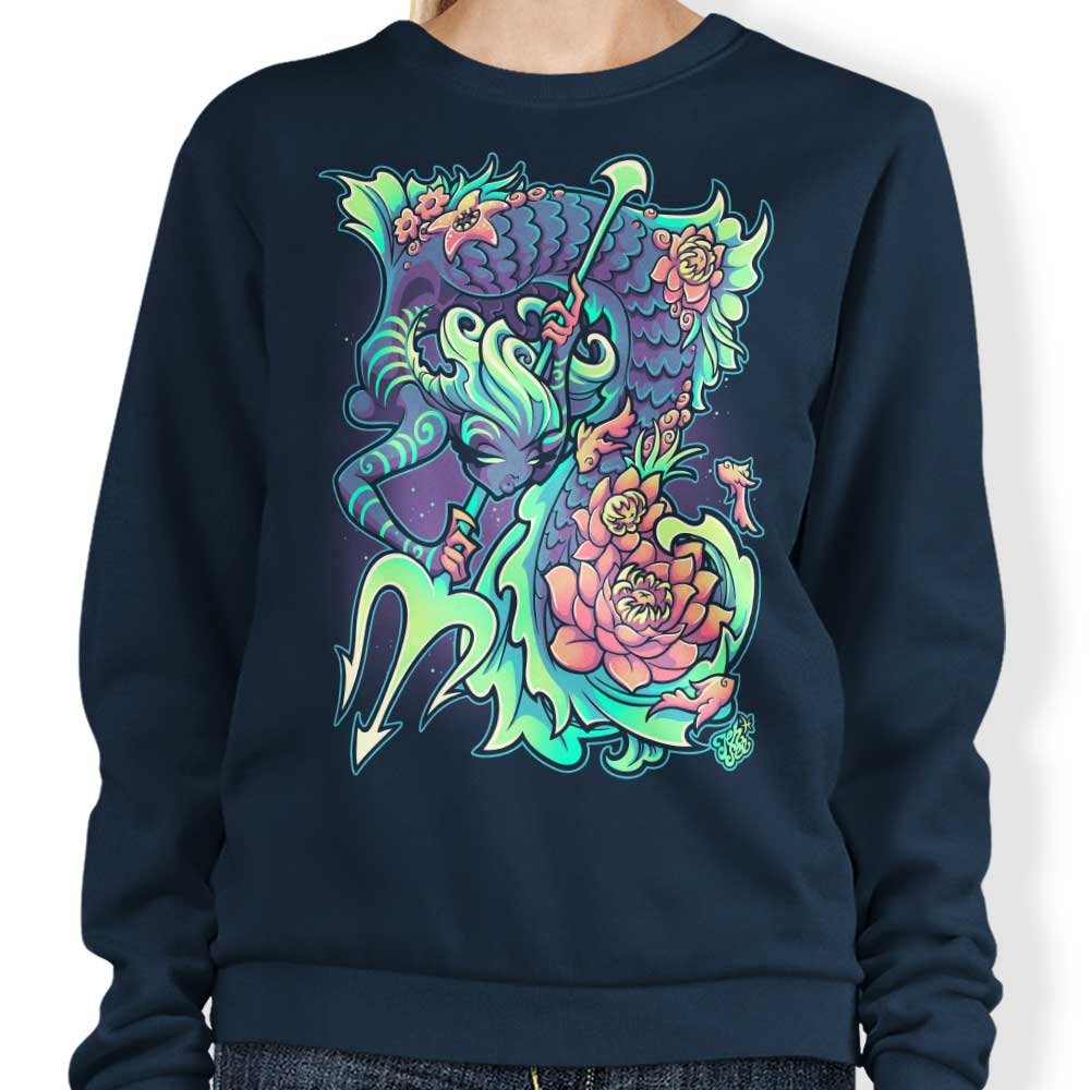 Jehsee Pisces Comfortable Crewneck Sweatshirt in S - 4XL Sizes