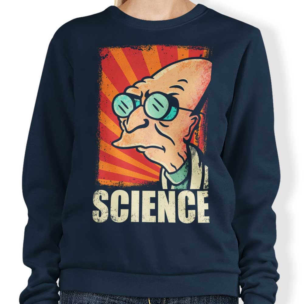 Science-themed Crewneck Sweatshirt by Firebeard
