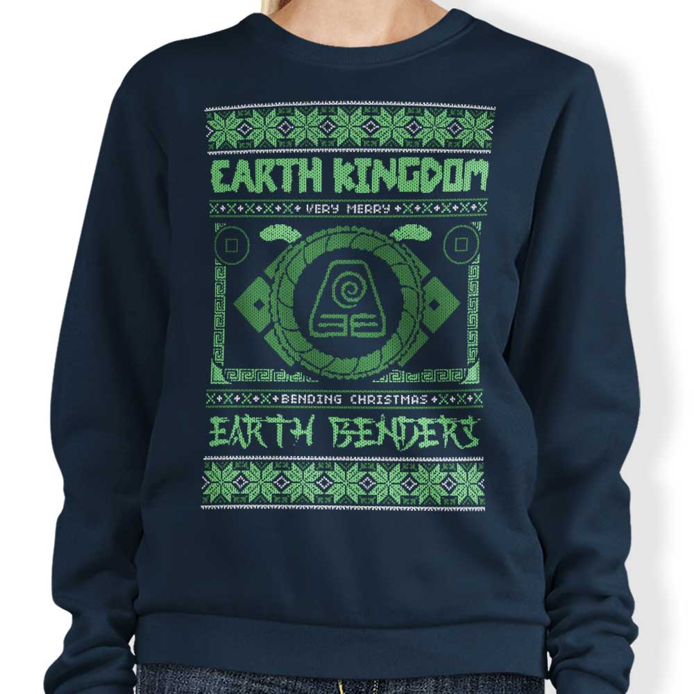 Unattractive Earth-themed Crewneck Sweatshirt - A Fashionable Sweater