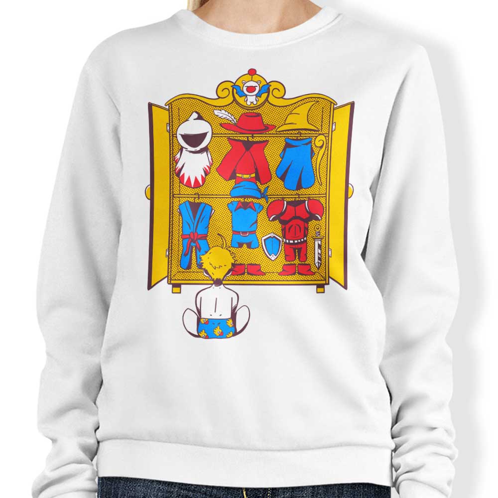 Sketchdemao's Final Wardrobe Crewneck Sweatshirt for All Sizes